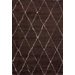 Marbella Moroccan Shag Brown Kilim Rug