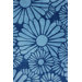 Cine Blue Daisy Rug