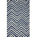 Homestead Navy Arron Chevron Rug