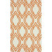 Trellis Orange Moderno Rug