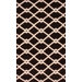 Vanitia Cocoa Cynthia Trellis Rug