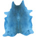Natura Blue Cow Hide Rug