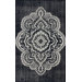 Overdye Navy Medallion Rug