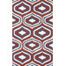 Trellis Orange Sandra Rug