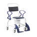 Boston Shower Chair in Grey / Blue