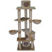 72" Plywood Cat Tree in Beige