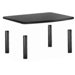 SE Series Add-On Audio Shelf Kit in Black