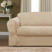 Piped Suede Separate Seat Sofa Slipcover