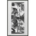 High and Low by Escher Framed Print - 31.25" x 17.75"