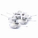 M'Cook Stainless Steel 10-Piece Cookware Set