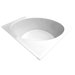 60" x 60" Air Massage Corner Bath Tub
