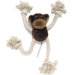 Moppets Plush and Rope Monkey Dog Toy