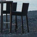Lotus High Stool With Back by Varaschin R and D