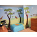 Wild Jungle Safari Self-Adhesive Wall Stencil Kit