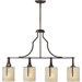 4 Light Kitchen Island Pendant