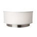 Scandia Two Light Wall Sconce in Brushed Nickel