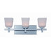 Freeport Three Light Bath Vanity Light in Chrome