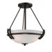 Andover 2 Light Semi Flush Mount