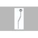 Innovations Bathroom Lift Rod and Finial with Decorative Knob