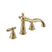 Victorian Double Handle Faucet Deck Mount Roman Tub Trim with Handshower