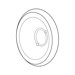 Escutcheon Plate Shower Faucet for Monitor