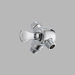 Universal Showering Components 3-Way Shower Arm Diverter for Handshower