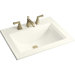 Memoirs Self-Rimming Bathroom Sink in Biscuit with Stately Design and 4" Centers