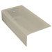Villager Bath Tub in Sandbar with Left-Hand Drain