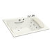 RiverBath Quadrangle Whirlpool Bath Tub with Chromatherapy