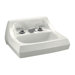 Kingston Wall Mount Bathroom Sink with 4" Centers