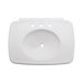 Bancroft 30" Bathroom Sink Basin with Faucet Drilling for 8" Centers