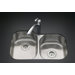 Undertone  7.5" Two Bowl Undermount Kitchen Sink with Rounded Basin Style - All Options