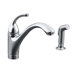 Forte Single Handle Single Hole Kitchen Faucet with Side Spray