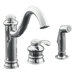 Fairfax Single Handle Widespread Remote Valve Kitchen Sink Faucet