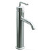 Purist Single Hole Bathroom Faucet with Single Pump Handle