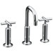 Purist Widespread Bathroom Faucet with Double High Cross Handles