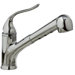 Coralais Single Handle Single Hole Kitchen Sink Faucet with Pullout Spray