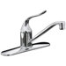 Coralais Single Handle Centerset Kitchen Faucet with Optional Low-flow Aerator