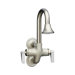 Cannock Wall Mounted Bathroom Sink Faucet with Double Lever Handles