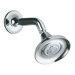 Symbol Multifunction Shower Head with Arm and Flange