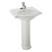 Devonshire 24" Pedestal Bathroom with Single Hole Faucet Drilling
