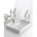 Vox Rectangular Vessel Sink with Faucet Deck