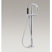 Purist Floor-Mount Bath Filler with Handshower