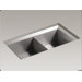 Poise Under-Mount Double-Equal Bowl Kitchen Sink