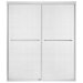 Fluence Frameless Sliding Shower Door with Cavata Glass, 56.62" - 59.62" x 70.31"