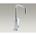 Gooseneck Single-Hole Touchless Hybrid Energy Cell-Powered Commercial Faucet