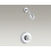 Coralais Shower Faucet Trim with Sculptured Acrylic Handle