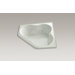 Tercet 60" x 60" Corner Whirlpool with Flange