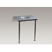 Marrakesh Design On Vitreous China Vanity-Top with Widespread Faucet Holes