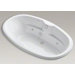 72" x 42" Oval Drop-in Whirlpool with Custom Pump Location and Heater
